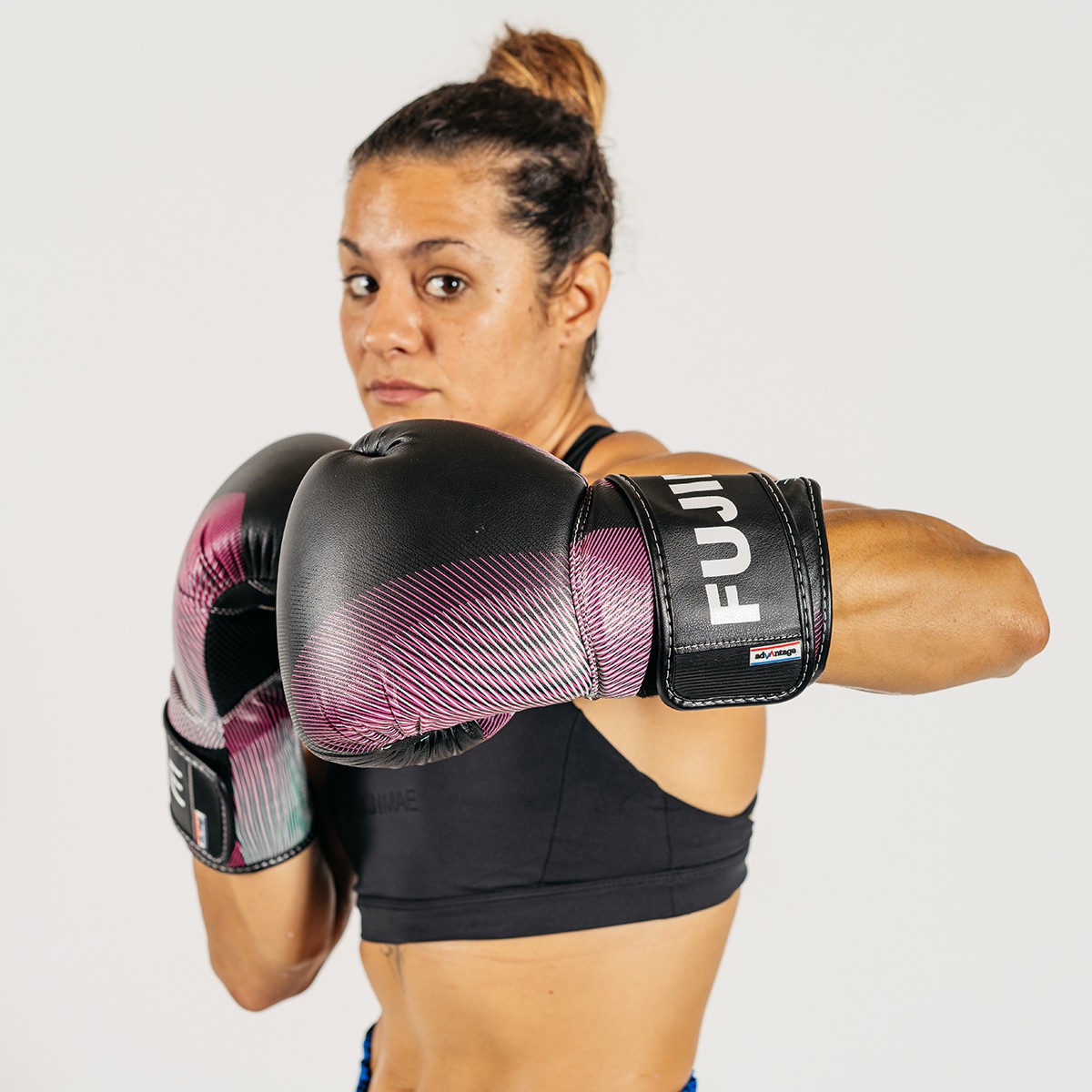 Boxerské rukavice Fujimae Advantage 2.0 Primeskin Black