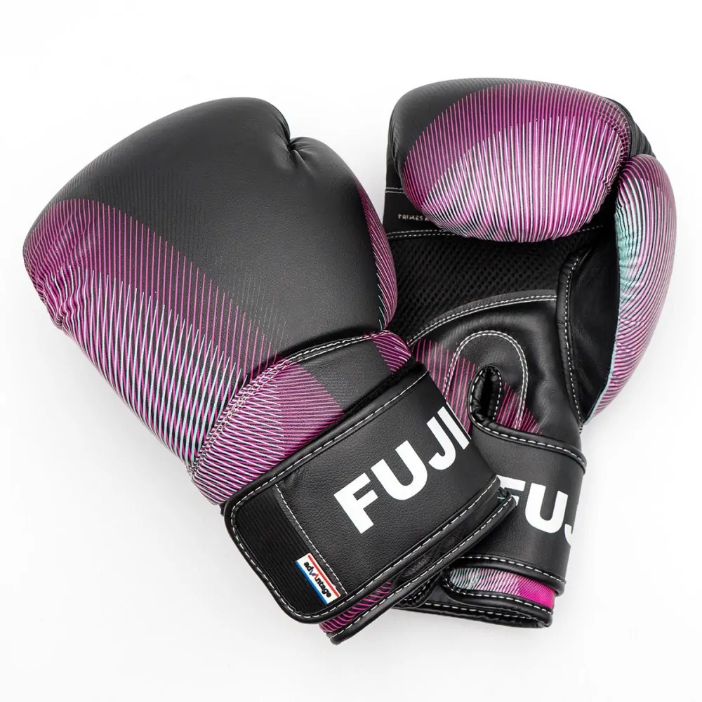 Boxerské rukavice Fujimae Advantage 2.0 Primeskin Black/Purple