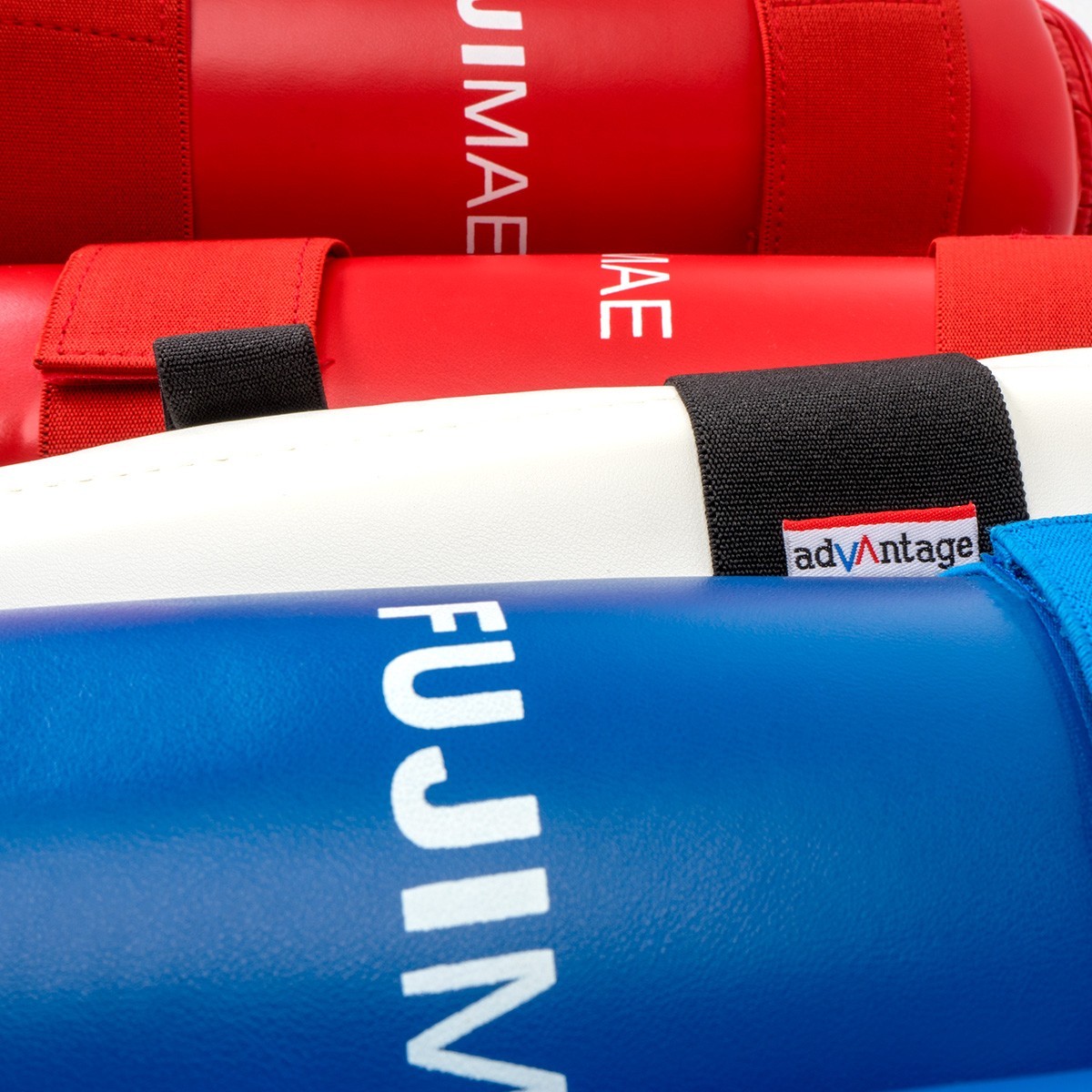 Chrániče holeně a nártu Fujimae Advantage Karate WKF - modré