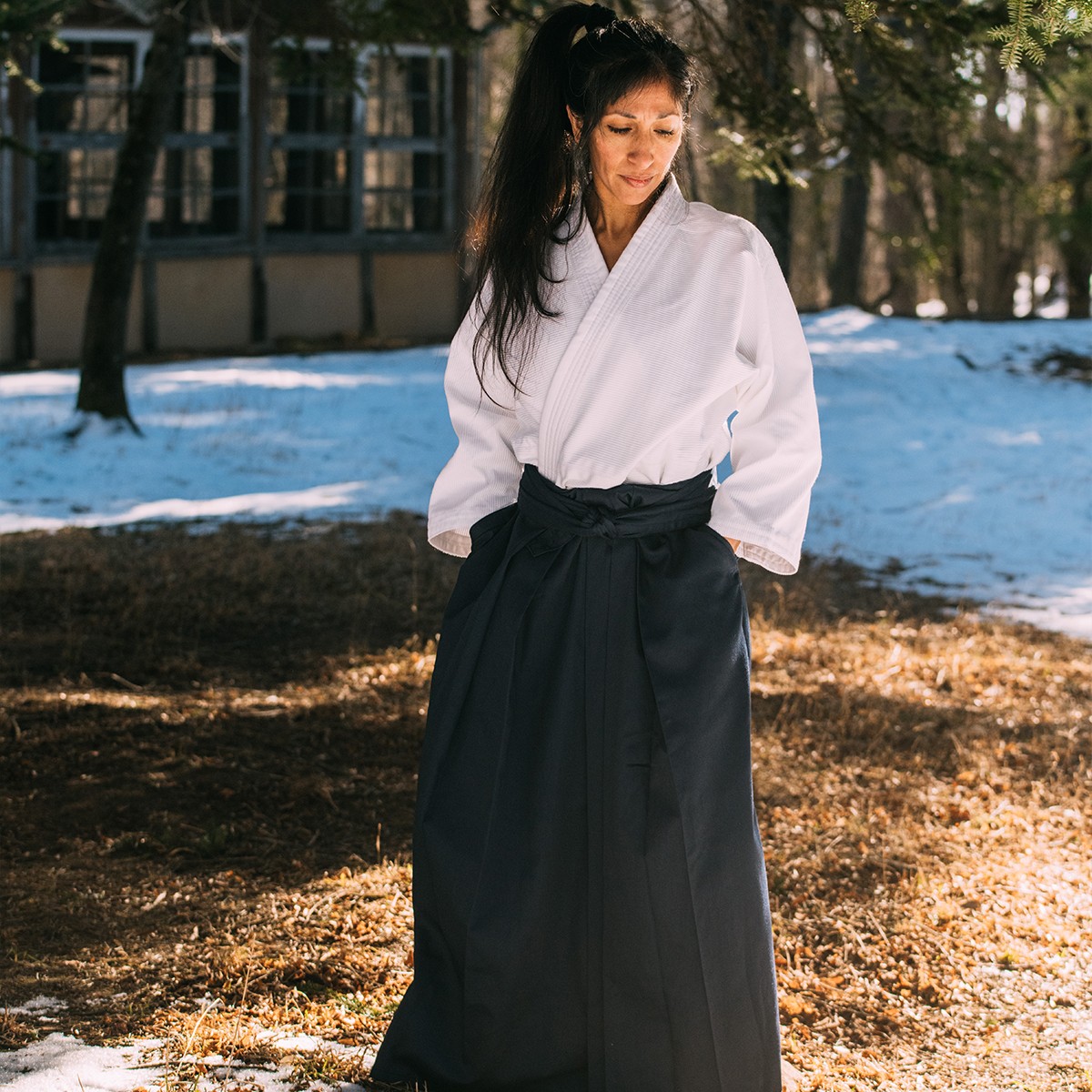 Hakama Fujimae Training černá