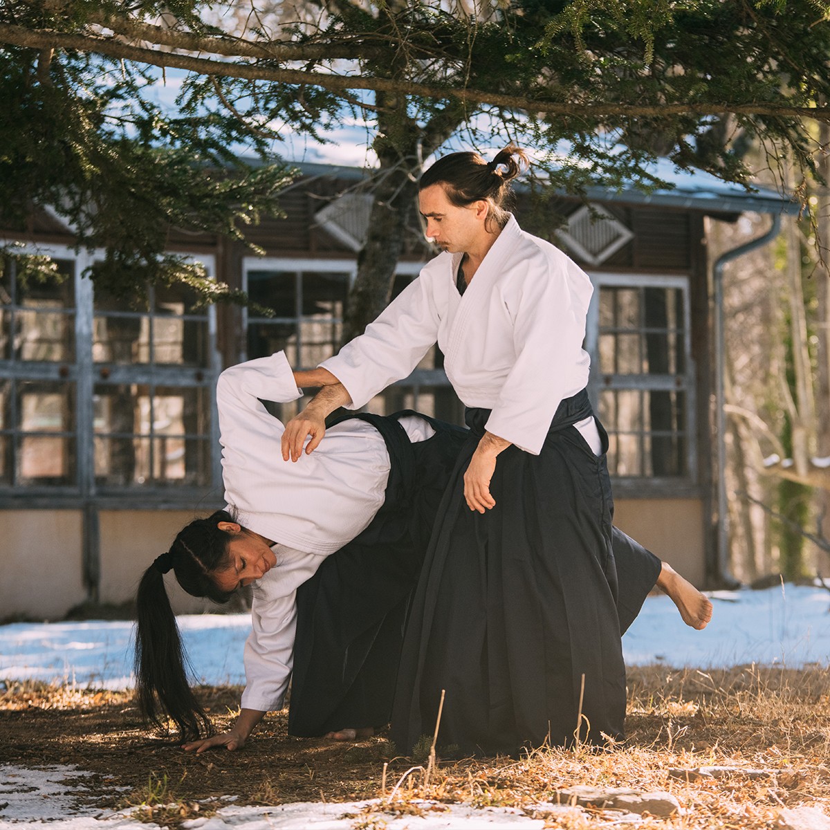 Hakama Fujimae Training černá