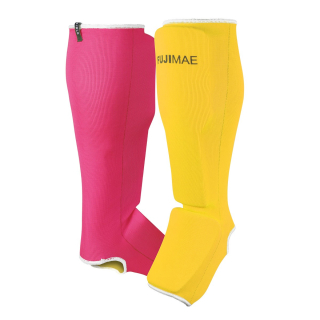 Chrániče holení a nártů FUJIMAE Reversible Pink/Yellow