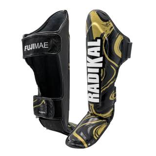 Chrániče holení a nártů FUJIMAE Muay Thai Radikal Gold
